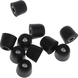 MYADDICTION 5 Pairs 4.5mm Memory Foam Tips Eartips for Earbuds/in-Ear Earphones M Black-picture-30