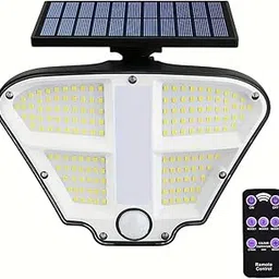 RAMNATH Ultra Bright 160 LED Solar Motion Sensor Light Outdoor with Remote | IP65 Waterproof Security Flood Lamp | 3 Lighting Modes | Wide Angle Wall Light for Garden, Pathway, Yard – Energy Saving.-picture-65