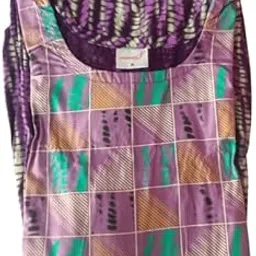 menmaii Zipless One Piece Maternity & Feeding Dress/Gown/Nighty| 100% Cotton with a Side Pocket | Calf/Full Length/for Pregnancy & Nursing- (L to 4XL) image 1