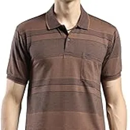 monte carlo Men's Regular Fit Polo T-Shirt | Striped Pattern| Half Sleeve | Collared Neck | Casual Wear T Shirt for Men's-picture-32
