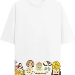 FORTY DEGREE CELCIUS KERAUTSAV Unisex Pure Cotton Oversized T-Shirt | Half Sleeves, Round Neck, Soft & Breathable-picture-10