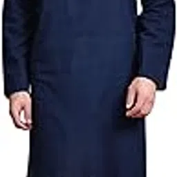 skavij Men’s Cotton Kurta Pajama Set | Traditional Ethnic Wear for Men | Long Sleeve Kurta with Churidar Pajama | Ideal Outfit for Diwali, Wedding & Festive Celebrations image 1