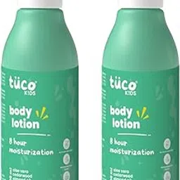 Tuco® Kids Body Lotion for soft, hydrated skin | Perfect for tanned, dry, dull skin | Made with Almond Oil and Aloe Vera | For kids 4-10, 2-5, 10-15 years | SLS & Paraben free | 100ml-Pack of 2-picture-14