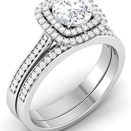 avsar 14k (585) White Gold Ring for Women-picture-0