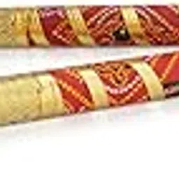 Prisha India Craft Dandiya Sticks, Navratri Celebrations Wooden Decorative Dandia Stick for Garba-image-33