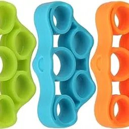 VAQUITA Hand Grip Strengthener Finger Exerciser | Palm Exercising Tool with Different Resistance Level | Strengthen Forearm and Fingers | Guitar Playing Tools (Finger Exerciser 3 Set)-picture-48