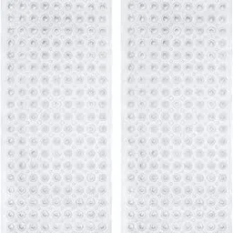 ENKOSI Bath Mat 2-Pack Large Non Slip Bathtub & Shower Mat Extra Long 40 X 16 Inch Bathroom Mats for Tub Easy Clean Machine Washable Nonslip Anti Slip Bathmats (2-Pack Clear) image 1