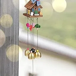 timesetl Wood Coper Wind Chime for Home Bedroom Balcony garden Etc.. for (Decorate Item)-picture-23