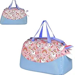 phillin Unicorn Duffel Bag for Boys and Girls I Weekender Overnight Travel Bag Big Size for Kids - Pink-picture-23