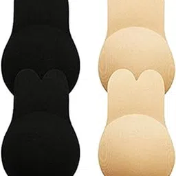 glamoras Women's Skin Reusable Thin Silicone Push Up Nipple Cover/Pad,Invisible Adhesive Bra Strapless Backless Bra-picture-27