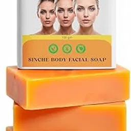 Sinche Body Facial Soap, Skincare sinche body Brightning soap, Natural & Nourishing 100 Grams Gentle Cleanse & Moisturize with Herbal Extracts Suitable for All Skin Types Each (PACK 3)-picture-48