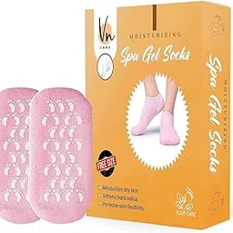 Silicone Socks for Women, Crack Heel Repair Socks, Spa Gel Socks for Women, Silicon Socks, Silicone Socks for Men, Foot Hydration Socks Vitamin E-Multicolour 1 Pair-image-64