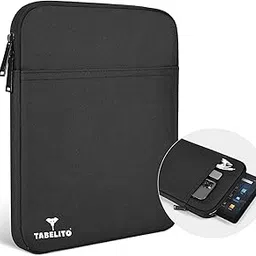 Tablet Sleeve Bag Water-Resistant Case Cover Fits Upto 11 inch Tablets for Samsung/Lenovo/Galaxy Tab A9 Plus/S8/S9/Realme Pad/Honor Pad X9/Xiaomi Mi pad 6/Redmi Pad/Oneplus Pad(Black)-image-81