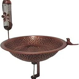 CALANDIS Outdoor Bird Feeder for Outdoors Sturdy Birds Bath Bowl for Garden Villa Yard Style A | Birdbaths | Bird & Wildlife Accessories | Yard, Garden & Outdoor Living-picture-26