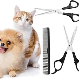 Osen Creations 3PCS Dog/Cat Grooming Kit Professional Grooming Scissors Grooming Tool Grooming Comb-picture-55