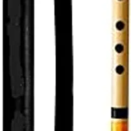 C-Natural-7 Hole Natural Bamboo Bansuri Size 20 Inch With Free Carry Bag Bamboo Flute-picture-12