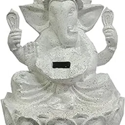 Saraswati Creations Fountain for Garden - Ganesha Fountain for Living Room and can Serve as Indoor Fountain for Home Decor (2 Ft in Height) (White)-picture-14