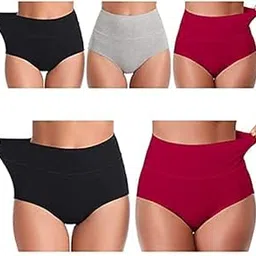 NanoEdge 3 Pack Womens Slimming Tummy Control Panties Jumbo Big Size (40 Till 44) Pack of 3 Assorted Color-picture-11