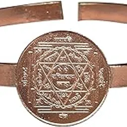 lakshmi puja stores Uchishta Ganapathy Yantra Adjustable Copper Uchchhishta Ganapati Yantra Bangle Bracelet For Men And Women-picture-16