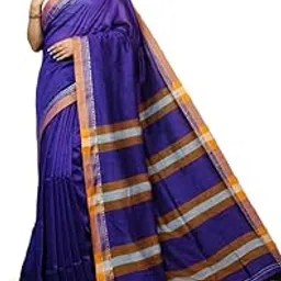 nebadita Handwoven pure Cotton Saree with Zari Border & Tassel Pallu-picture-46
