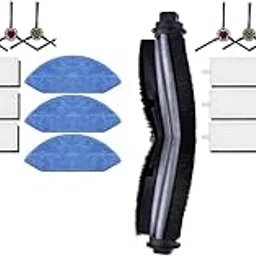 Verilux® Replacement Accessories for Ecovacs Deebot U2 PRO Robot Vacuum 2 Side Brushes 3 Filters 3 Rags 1 Main Brush 2 PCS-image-41