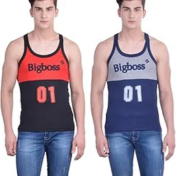 dollar bigboss Men's Solid Regular Fit Gym Vest-picture-33