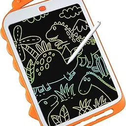Toyshine 10" Big Size Writing Tablet for Kids, LCD Tab for Kids Drawing Pad Doodle Board for 3-10 Years Old Boys/Girls Gifts Education Learning Toys- Orange-picture-25