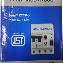 MLD ELCB + MCB with Over Voltage Plastic 32A ELCB and RCCB Electronic Shock Guard (White)-picture-32