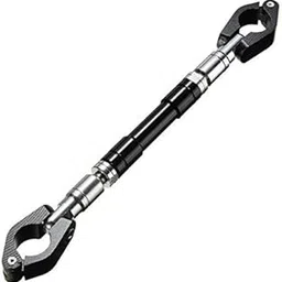 PA Universal Adjustable Motorcycle Handlebar/Handle Rod Cross Bar (Black) B-1-picture-11