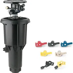 Rain Bird 2045A Maxi-Paw Popup Impact Rotor Sprinkler, Radius 6 to 12 m (Black)-picture-24