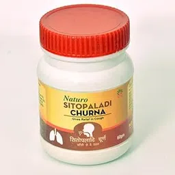 MEDIWIN LABORATORIES Sitopaladi Churna – 60 g | Classical Ayurvedic Remedy for Dry & Wet Cough & Sore Throat | Herbal Cough Relief Churna image 1
