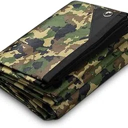 Arcturus XL Survival Tarp - Insulated Reflective Thermal Camping Tarp - 8.5' x 12' (Woodland Camo)-picture-36