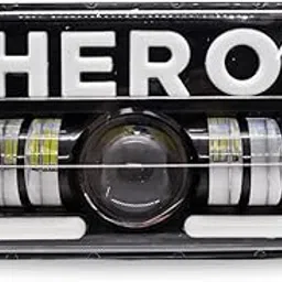 LIU HJG LED Hi/Low Beam Headlight with White DRL, Red & Blue Flashing Pattern Suitable For Hero Splendor Plus, Splendor Pro, Splendor image 1