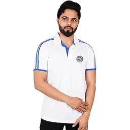 La Milano Cotton Blend Polo Neck T-Shirt for Men-picture-12