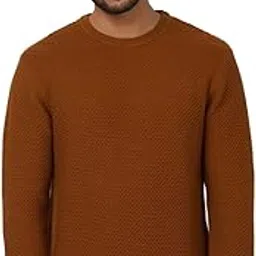 mufti Black Textured Pullovers Sweater-picture-29