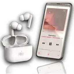 Wireless Earbuds Bluetooth 5.3 TWS Earphones Full Touch Control Headphones Built-in Microphone Immersive Sound Quality Ensure Fast Stable & Connection Smart LED Headset Sports Bud (White)-image-66