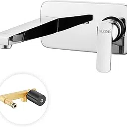 ALTON FAM3450, Single Lever Concealed Basin Mixer | Bathroom Wash Basin Mixer | Basin Tap | Wall Mounted | Silver-picture-17