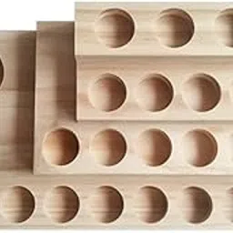 Milaan Essential Oil Storage Rack Display Stand Aromatherapy Wood Rack Holder 05 image 1