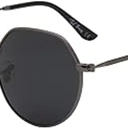 ted smith Men's Women's UV Protection Metal Round Sunglasses-picture-49