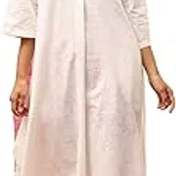 Women Cotton Straight Printed Suit Set-image-85