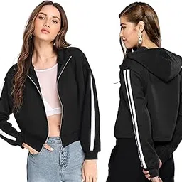 fabricorn Combo of Jacket and Hoodie Sweatshirts for women-picture-36