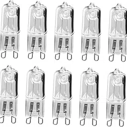 MYADDICTION 10Pcs 33W Halogen Lamps G9 Light Bulbs for Desk Lamp Floor Lamp Wall Sconces-picture-18