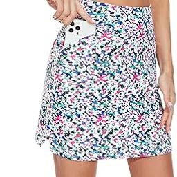 m moteepi Skorts Skirts for Women 18" Athletic Golf Skort with Pockets Casual Dressy High Waist-picture-41