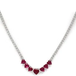 pissara by Sukkhi Incredible 925 Sterling Silver Heart Shaped Cubic Zirconia Pendant With Chain For Women & Girls|with Authenticity Certificate, 925 Stamp & 6 Months Warranty-picture-39