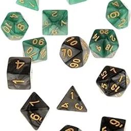 TRENDYNEST 14Pcs Polyhedral Dice 16Mm for Dungeons and Dragons DND MTG Game Accessory | Accessories | Role Playing Games | Games | Toys & Hobbies-image-17