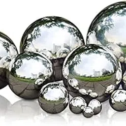 CIMAXIC Mirror Polishing Ball 304 Stainless Steel Metal Sphere Home Decor Office Space Accessory-image-9