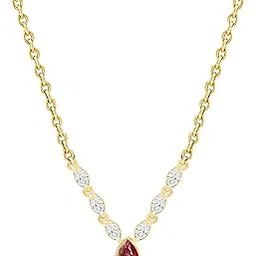 minutiae Stylish Austrian Crystal Pendant Necklace For Women With Extendable Chain-picture-53