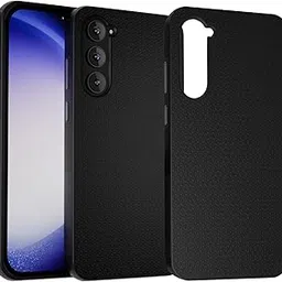 amazon basics Liquid Air Back Cover Case for Samsung Galaxy S23 (TPU | Matte Black)-picture-35