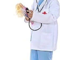 flipworld Red Cross Full Sleeves Doctor Coat/Lab Coat with All Accessorie-picture-33