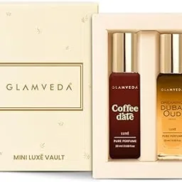 Glamveda Mocha Oud Affair | Dreaming Dubai Oud & Coffee Date | Long Lasting 2x20ml Pure Perfume for Man & Woman | With Caramel, Coffee, Rose & Vanilla | Premium Unisex Fragrance for Men & Women-picture-20